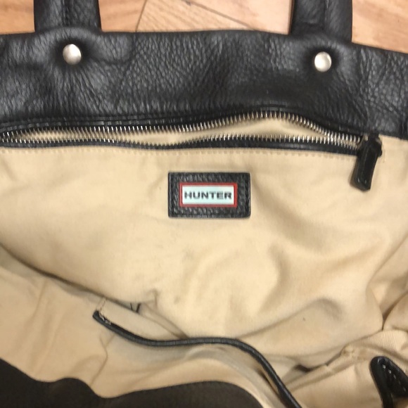 Hunter Original black Leather Bag - Picture 6 of 8